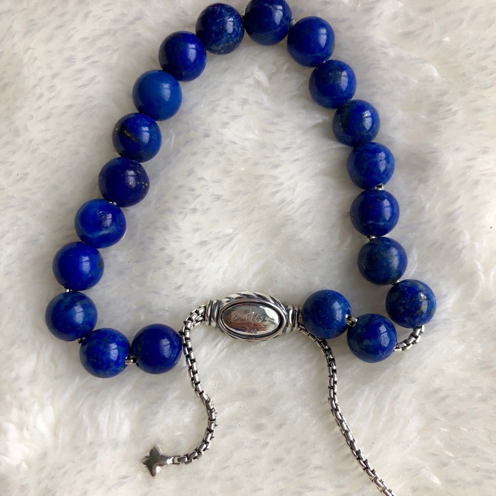 David Yurman Lapis Lazuli Spiritual Bead Bracelet